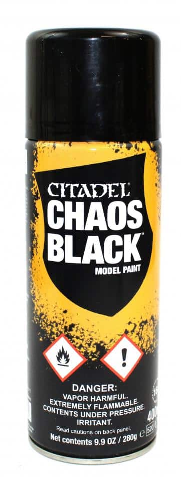 Citadel Chaos Black Primer Spray