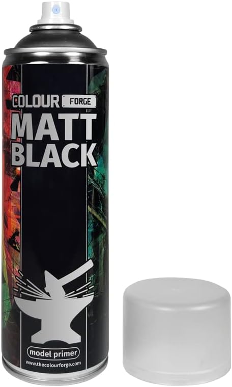 Colour Forge Matt Black 500ml Spray